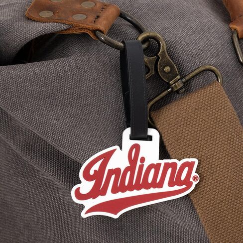Desert Cactus Indiana University Luggage Tag PVC – Official IU Bloomington Hoosiers Travel ID Tag for Suitcases, Bags, and Carry-Ons (Design B) in Kuwait