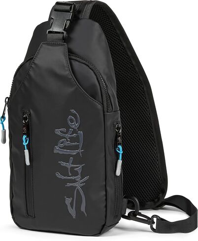 Salt Life Cross Body Bag for Woman and Men - Anti Theft Shoulder Sling Bag, Zipper Phone Pocket and Water Bottle Holder in Kuwait