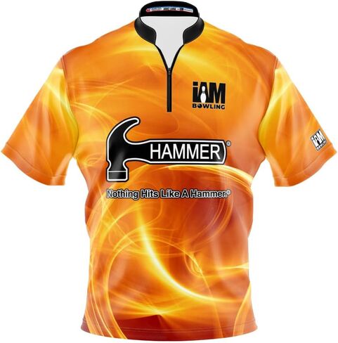 Logo Infusion Dye-Sublimated Bowling Jersey (Sash Collar) - I AM Bowling Fun Design 2019-HM - Hammer in Kuwait