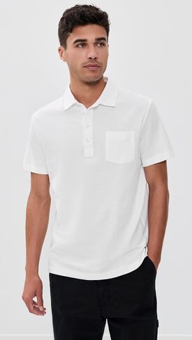 Billy Reid Men's Pensacola Short Sleeve Polo in Kuwait