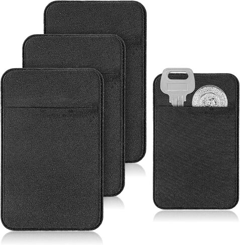 Molain 4 Pcs Flat Thin Wallet Key Holder, Credit Card Size Slim Key Organizer Sleeve with Big Compartment Minimalist Compact Key Holder for Men Women in Kuwait