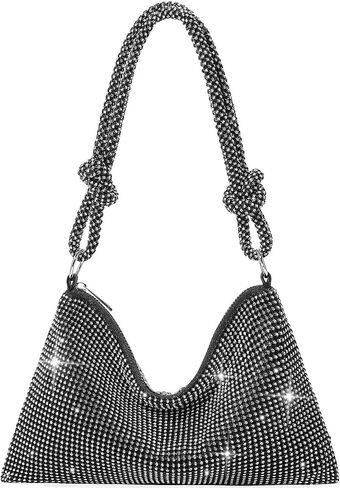 GEMIU Evening Bag Sparkle Purses for Women, Rhinestone Clutch Purse for Women Dressy Sequin Purse Black in Kuwait