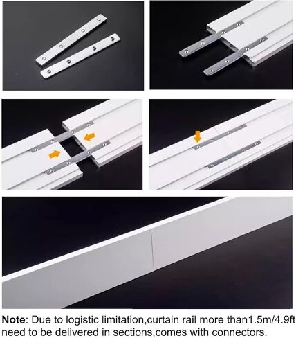Extra-Long Wall-Mounted AWN Box, 15.1ft Decorative Cornice Panel Cover for 4.6m, Track Concealer for Window Treatments, Stylish & Functional Solution for Home Décor in Kuwait
