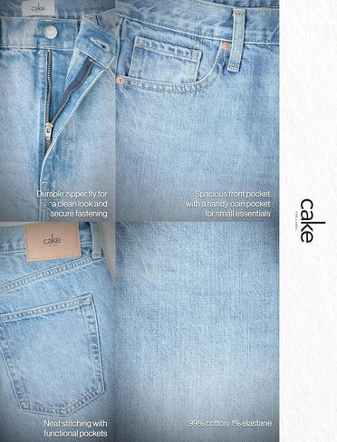 Regular Denim Shorts Women - High-Rise Jean Shorts for Women - Zipper Fly Women's Shorts in Saudi Arabia