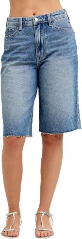Judy Blue Womens Jean Shorts - High Waisted Rigid Magic Jort in Kuwait