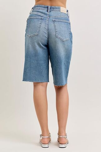 Judy Blue Womens Jean Shorts - High Waisted Rigid Magic Jort in Kuwait