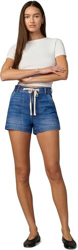 Joe's Jeans Women's The Madeline High Rise Tie Waist Denim Short in Kuwait
