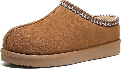 Litfun Mens Memory Foam House Slippers Winter Warm House Shoes Fuzzy Comfy Clog Slippers Indoor Outdoor in Saudi Arabia