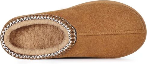Litfun Mens Memory Foam House Slippers Winter Warm House Shoes Fuzzy Comfy Clog Slippers Indoor Outdoor in Saudi Arabia