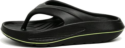 Men'S EVA Wedge Flip-Flops with Arch Support Lightweight Thicken Sole Non-Slip Minimalist Round Open Toe Cloud Cushion Flatform Thong Sandals for Daily Wear Causal Beach Pool in Kuwait