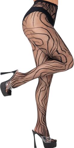 Pattern Fishnet Stockings Fishnet Mesh Tights High Waist Pantyhose in Saudi Arabia