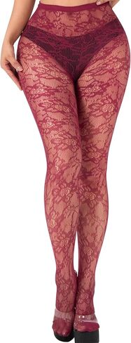 Pattern Fishnet Stockings Fishnet Mesh Tights High Waist Pantyhose in Saudi Arabia