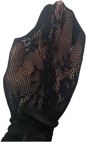 VIGUEUR Black Tights Plus Size, High Waist Velvet Pantyhose, Sunflower Fishnet Stockings Leggings in Kuwait