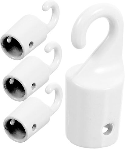 Angoily 4Pcs Blind Wand Replacement Hooks Metal Vertical Blind Wand Hook Replacement Parts for Window Blinds Alloy Stick Tips in Kuwait