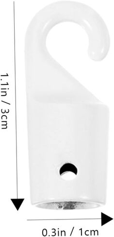 Angoily 4Pcs Blind Wand Replacement Hooks Metal Vertical Blind Wand Hook Replacement Parts for Window Blinds Alloy Stick Tips in Kuwait