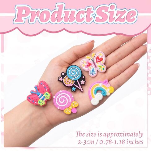 60 PCS Cartoon Shoe Charms for K-pop Cute Shoe Decoration Charms for Clog Sandals, Shoe Accessories Charms for Women Adults in Saudi Arabia