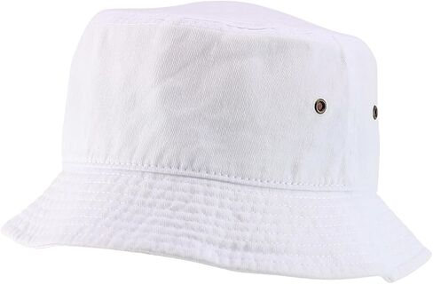 Trendy Apparel Shop Youth Size Kid's Outdoor Cotton Stonewashed Short Brim Bucket Hat in Kuwait