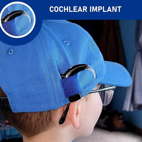 Cochlear Implant Kids Hat – Secure Fit for Nucleus 7 & BTE Processors | Comfortable CI Hat for Sports & Everyday Wear Grey in Saudi Arabia