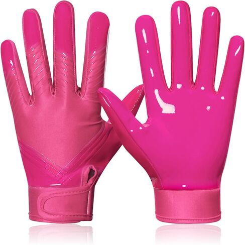 RIGWARL Football Gloves Men, Youth & Adult Football Gloves, Performance Enhancer Receiver Gloves with Super Tacky Grip for Ultimate Experience in Saudi Arabia