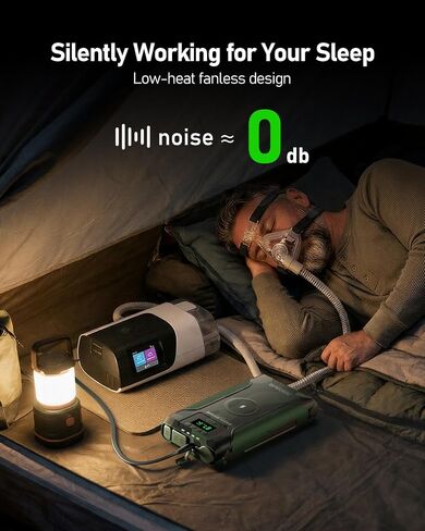 EASYLONGER ES720 PRO CPAP Battery Pack, 276Wh CPAP Power Supply for Camping, Emergency, Battery Backup for ResMed AirSense 11/10, AirCurve 11/10, AirMini, Luna TravelPAP, Philips DreamStation in Saudi Arabia