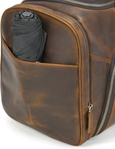 Full Grain Cowhide Leather Gym Duffle Weekender Overnight Travel Duffel Bag For Men in Saudi Arabia