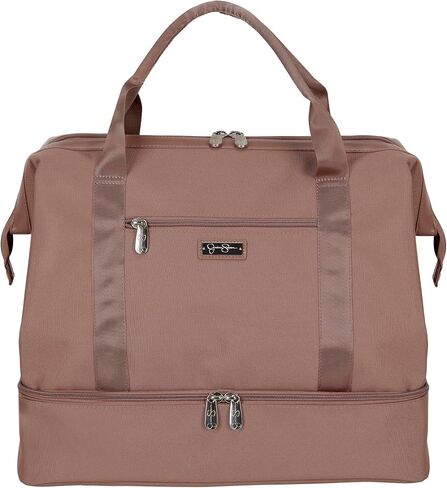 Jessica Simpson Countryside Weekender Duffel 100% Polyester Drop Bottom Bag in Kuwait