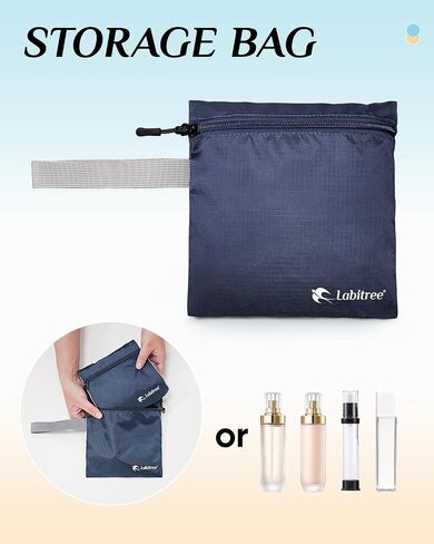 For Frontier Airlines Personal Item Travel Bag 18 x 14 x 8 Inches, Foldable Under Seat Duffel Bags for Spirit Airplane 14 x 18 x 8 Inches, Minimalist Overnight Bag for Women or Men Air Travel [Blue] in Saudi Arabia
