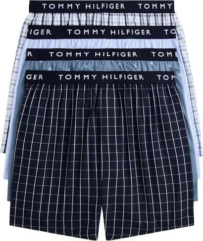 Tommy Hilfiger Men's Cotton Classic 4-Pack Woven Boxer in Kuwait