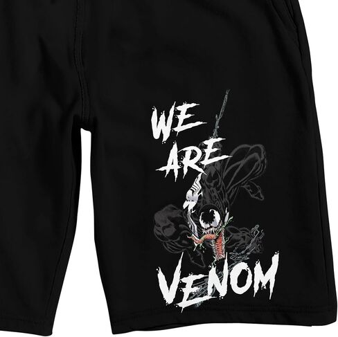 Marvel Universe Publishing Art Archive We Are Venom Men's Black Sleep Pajama Shorts in Kuwait