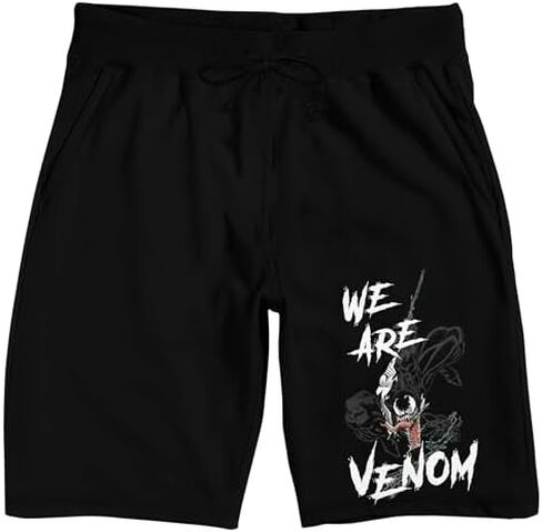 Marvel Universe Publishing Art Archive We Are Venom Men's Black Sleep Pajama Shorts in Kuwait
