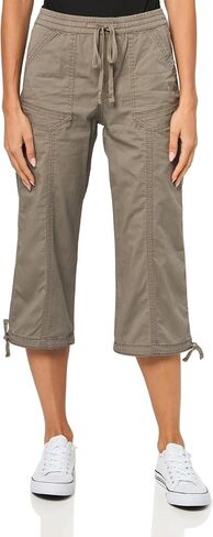 Unionbay Women's Cheriann Drawcord 22" Cropped Pant in Kuwait