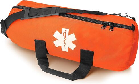 EMS XTRM Oxygen Tank Bag - Portable Oxygen Bag for Travel & Home Use, Oxygen Cylinder Shoulder Bag, Lightweight & Water-Resistant, Ideal for Healthcare Providers & Elderly Care (Orange) in Saudi Arabia