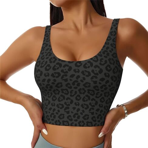 Women's Sports Vest U-Back Workout Tank Top with Built in Padded Bras Crop Tank Underwear for Yoga Fitness Gym in Saudi Arabia