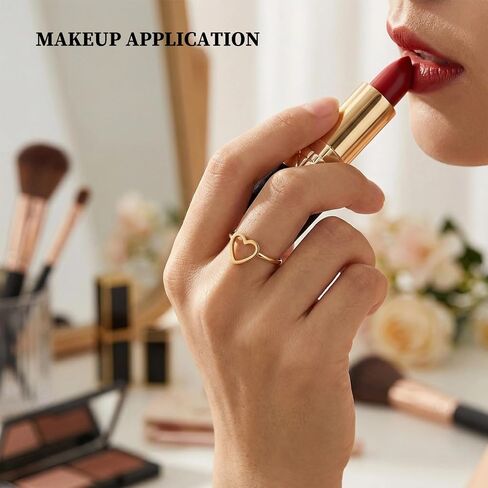 24PCS Gold Rings for Women,Stackable Gold Rings Silver Simple Stacking Gold Rings for Women Non Tarnish,Multiple Sizes Pack Trendy Stuff Gold Ring Set in Kuwait