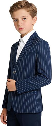 Boys Blazer Jackets Suit for Boys Slim Fit Suits Formal Blazer Kids Sport Coats with Pockets for Wedding Casual Jacket in Kuwait