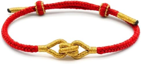 Handmade Red String Bracelet for Protection - Tibetan Buddhist Lucky Knot Amulet, Buddha & Karma Braided Cord, Charm Infinity Bracelets for Men & Women, Fortune Jewelry Gift in Saudi Arabia