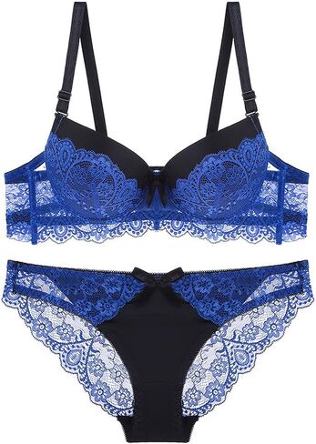 Women's Exotic Lingerie Sets Underwire Push Up Bra and Panty Set Sexy Two Piece Lingerie Set in Saudi Arabia