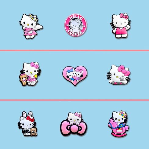 50Pcs Shoe Decoration Charms for Croc Clog, Cute Charms Accessories in Saudi Arabia