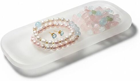 Natural Selenite Crystal Bowl Crystal Charging Plate, Long Oval Selenite Charging Bowl for Crystals Charging Cleansing Smudging Healing Recharging in Saudi Arabia