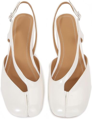 Women's Tabi Slingback Flats Split Toe Mary Jane Sandals Comfortable Square Toe Ballet Flats Shoes for Summer in Saudi Arabia