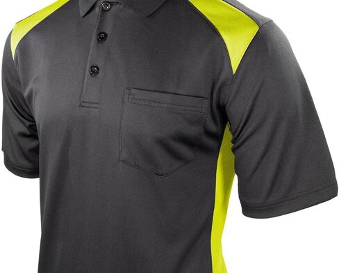 Propper Men's Midweight Short Sleeve Color Block Pocket Polo, Moisture-Wicking Uniform Shirt, Short Sleeve Work Shirt, 6.5 oz in Kuwait