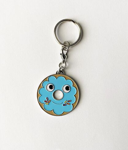 Kidrobot Yummy Breakfast Enamel Keychain بلو دونات in Kuwait