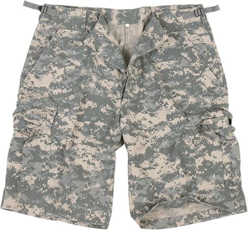 Camooutdoor Men's US Army Combat Cargo Military Shorts Ripstop ACU Digital in Kuwait