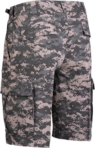 Camooutdoor Men's US Army Combat Cargo Military Shorts Ripstop ACU Digital in Kuwait