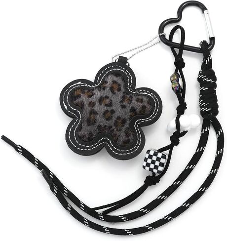 Leopard Print Bag Charms for Handbags - Y2k Purse Charms Keychain with Braided Rope Design - Bag Accessories Gifts in Saudi Arabia