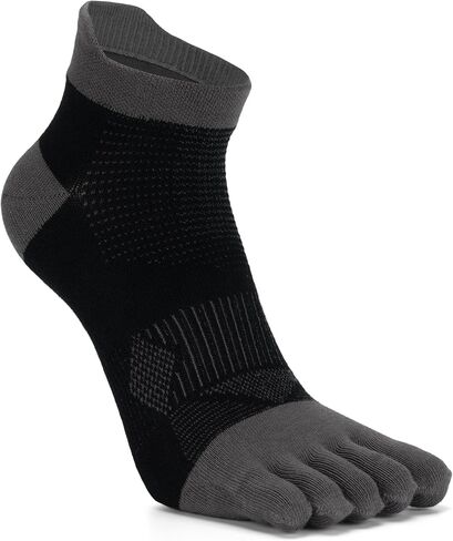 Forony Toe Socks Five Finger Socks Ankle Athletic Running Socks Cotton,Size 5-10 Men and Women in Saudi Arabia