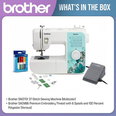 Brother SM3701 37 Machine Free Arm Free Machine و SASEW6 6 قطعة حزمة خياطة متميزة in Kuwait