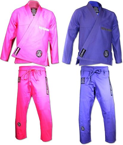 BRAND Womens Brazilian Jiu Jitsu Kimonos - Pink or Purple (Purple, F4) in Saudi Arabia