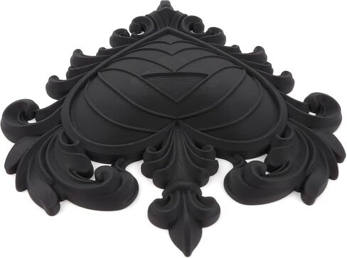 لوحة حائط على شكل قلب قوطي مطبوعة ثلاثية الأبعاد من Raven Crest Studio، ديكور رومانسي داكن على الطراز الفيكتوري الباروكي in Kuwait