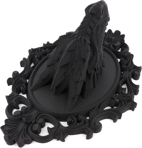 Raven Crest Studio 3D Printed Dragon Head Wall Plaque, Gothic Baroque Fantasy Decor Sculpture in Kuwait